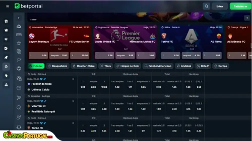 BetPortal Casino Desporto
